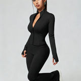 FlexCurve Athletic Zip Set - Black