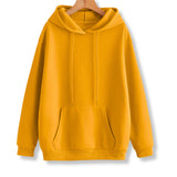 Unisex French Terry Hoodies - Mustard
