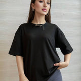 FlexEase Relaxed Fit Tee - Black