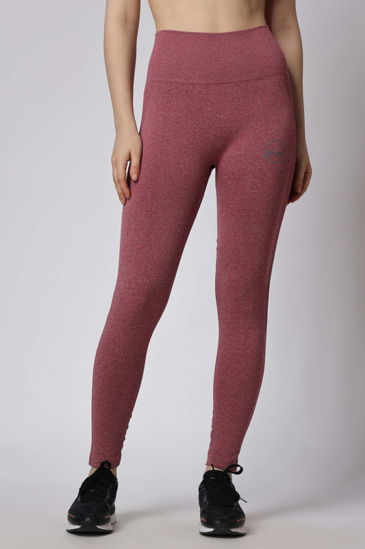 Women's Muse Seamless Leggings - Dark Red