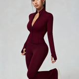 FlexCurve Athletic Zip Set - Maroon