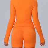 HYBRIX Set - Long Sleeve Top & Shorts