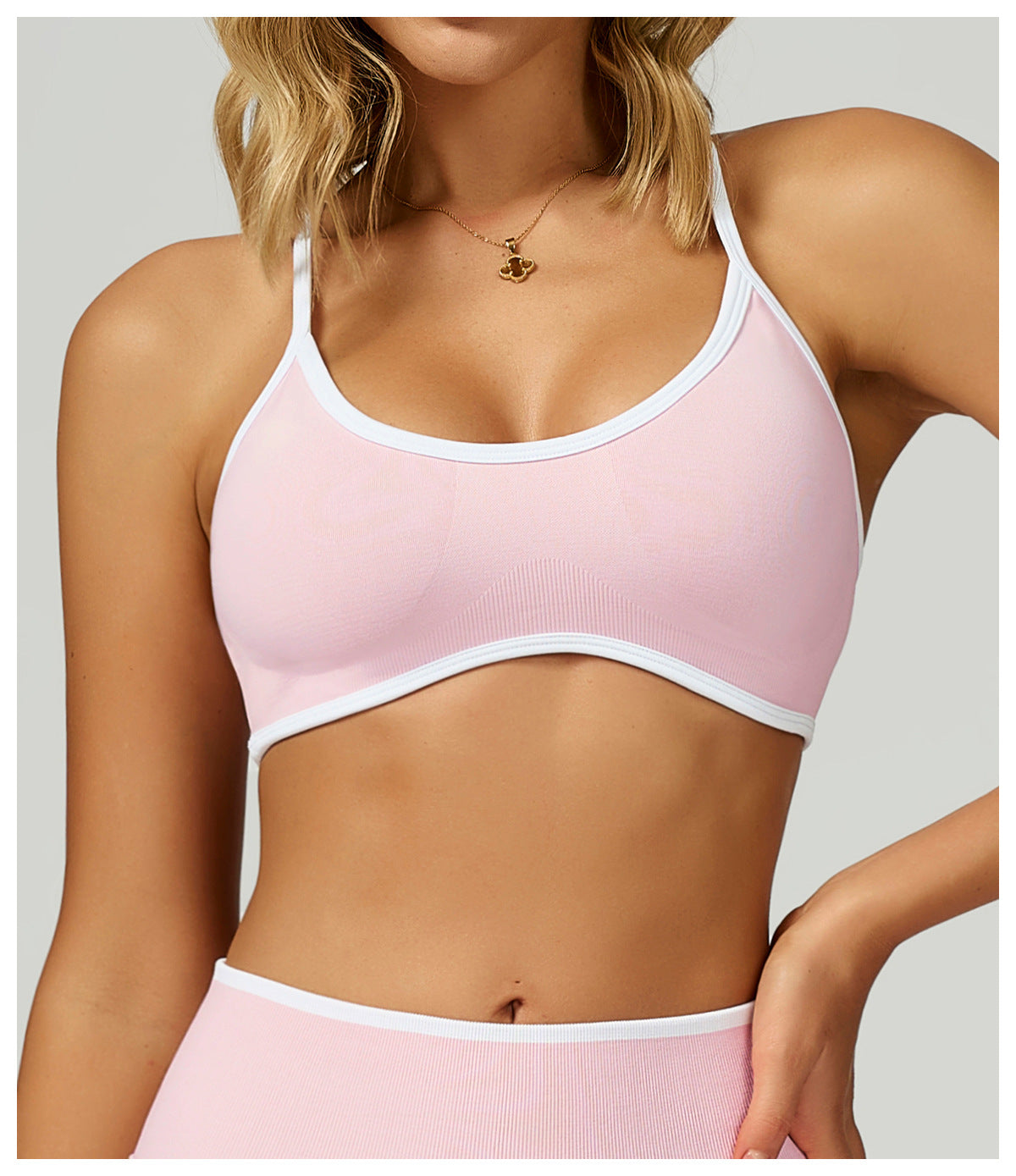 ContourEase Ribbed Sports Bra