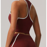 ContourLine Racerback Padded Crop Tank Top