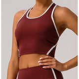 ContourLine Racerback Padded Crop Tank Top