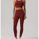 ContourLine Racerback Padded Crop Tank Top