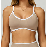 ContourEase Ribbed Sports Bra