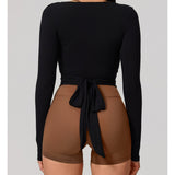 Athletica Wrap Long Sleeve Top