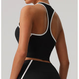 ContourLine Racerback Padded Crop Tank Top