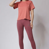 Women's Polyester Tee - Peach