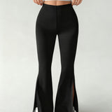 FlexSplit High-Rise Flare Pants - Black