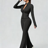 FlexCurve Athletic Zip Set - Black