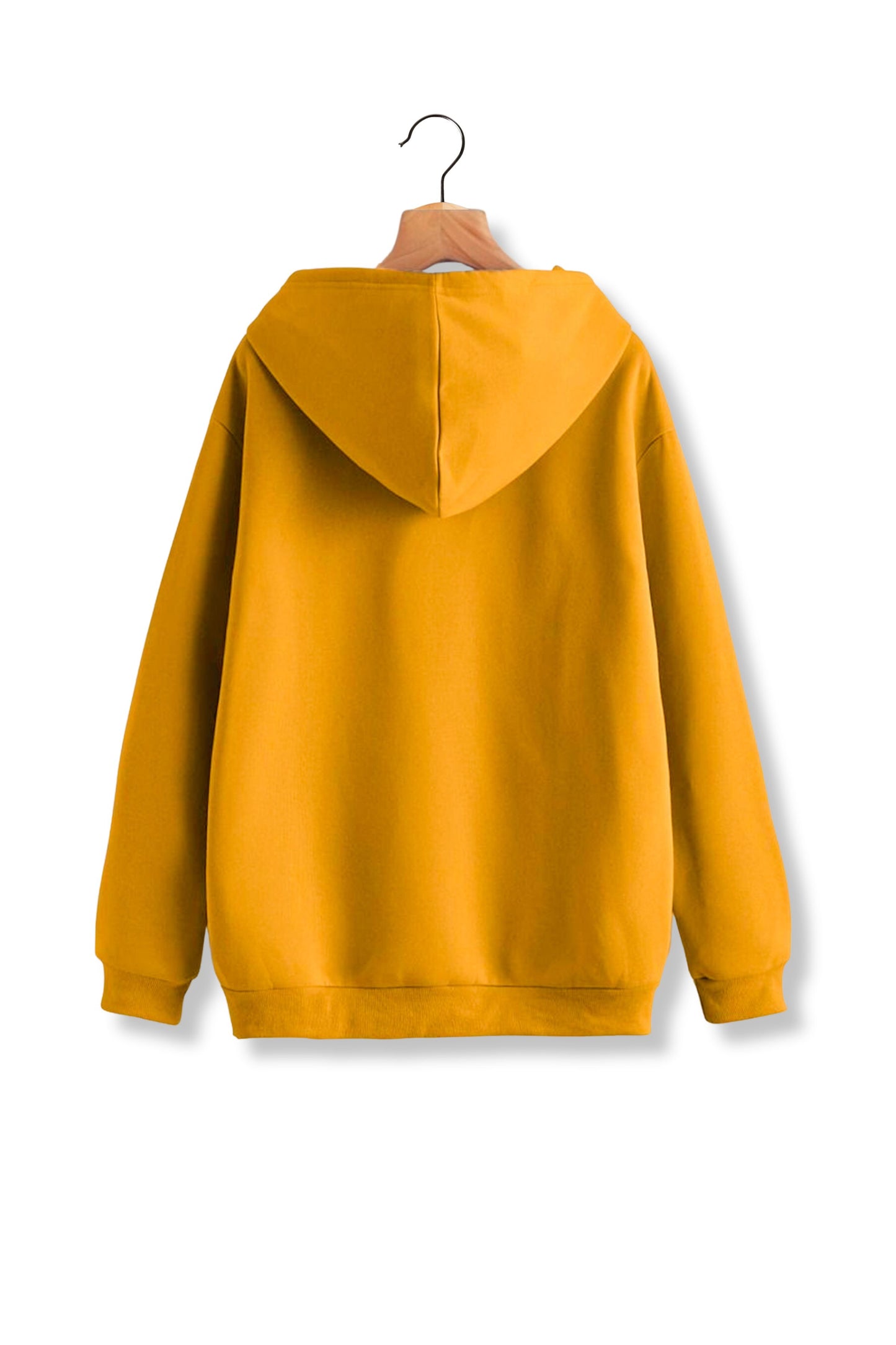 Unisex French Terry Hoodies - Mustard