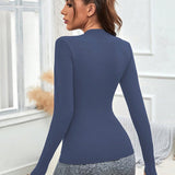 FlexCurve Performance Half-Zip Top - Blueish Grey