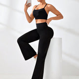 MoveFree Straight Fit Trousers - Black