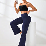 MoveFree Straight Fit Trousers - Navy Blue