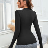 FlexCurve Performance Half-Zip Top - Black