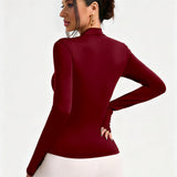 SoftSculpt Active Zip Jacket - Maroon