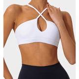 CrossAura Halter Sculpt Sports Bra