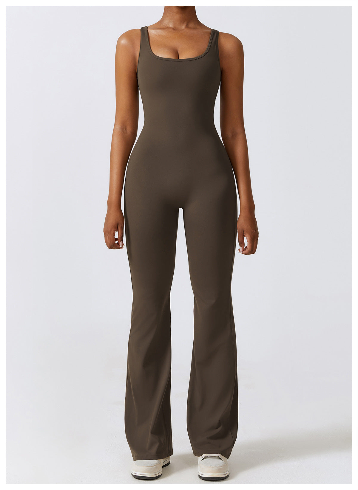 Viora Flare Sculpt Jumpsuit