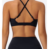 CrossAura Halter Sculpt Sports Bra
