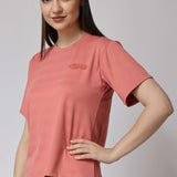 Women's Polyester Tee - Peach