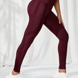 Maroon Move Sculpt Leggings