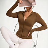 SoftSculpt Active Zip Jacket - Brown