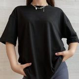 FlexEase Relaxed Fit Tee - Black