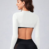 MotionWrap Long Sleeve Top - White