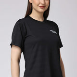 Women's Polyester Tee - Black