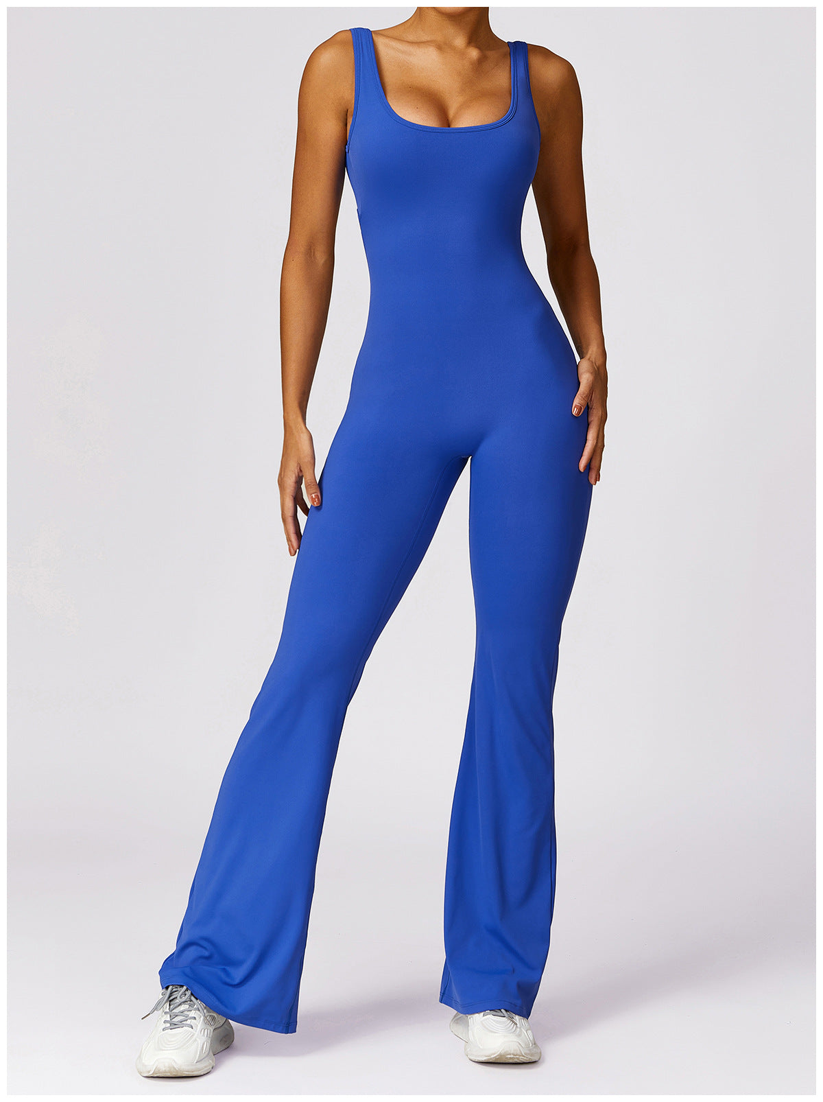 Viora Flare Sculpt Jumpsuit