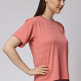 Women's Polyester Tee - Peach