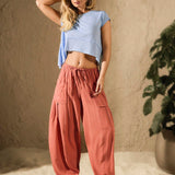 FlowEase Double-Hem Tee - Pastel Blue