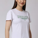 Women's Cotton Lycra Tee - White