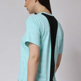 Women's Polyester Tee - Sky Blue