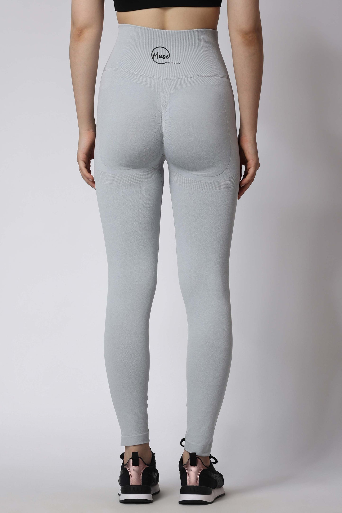 Women's Muse Seamless Leggings - Light Grey