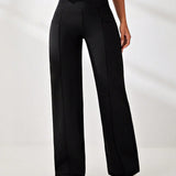 MoveFree Straight Fit Trousers - Black