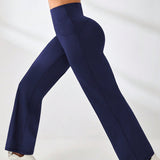 MoveFree Straight Fit Trousers - Navy Blue