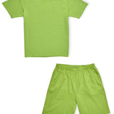 Men's Leisure Coord Set - Neon Green