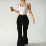FlexSplit High-Rise Flare Pants - Black