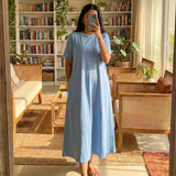 Women's Cotton Lycra Leisure Dress