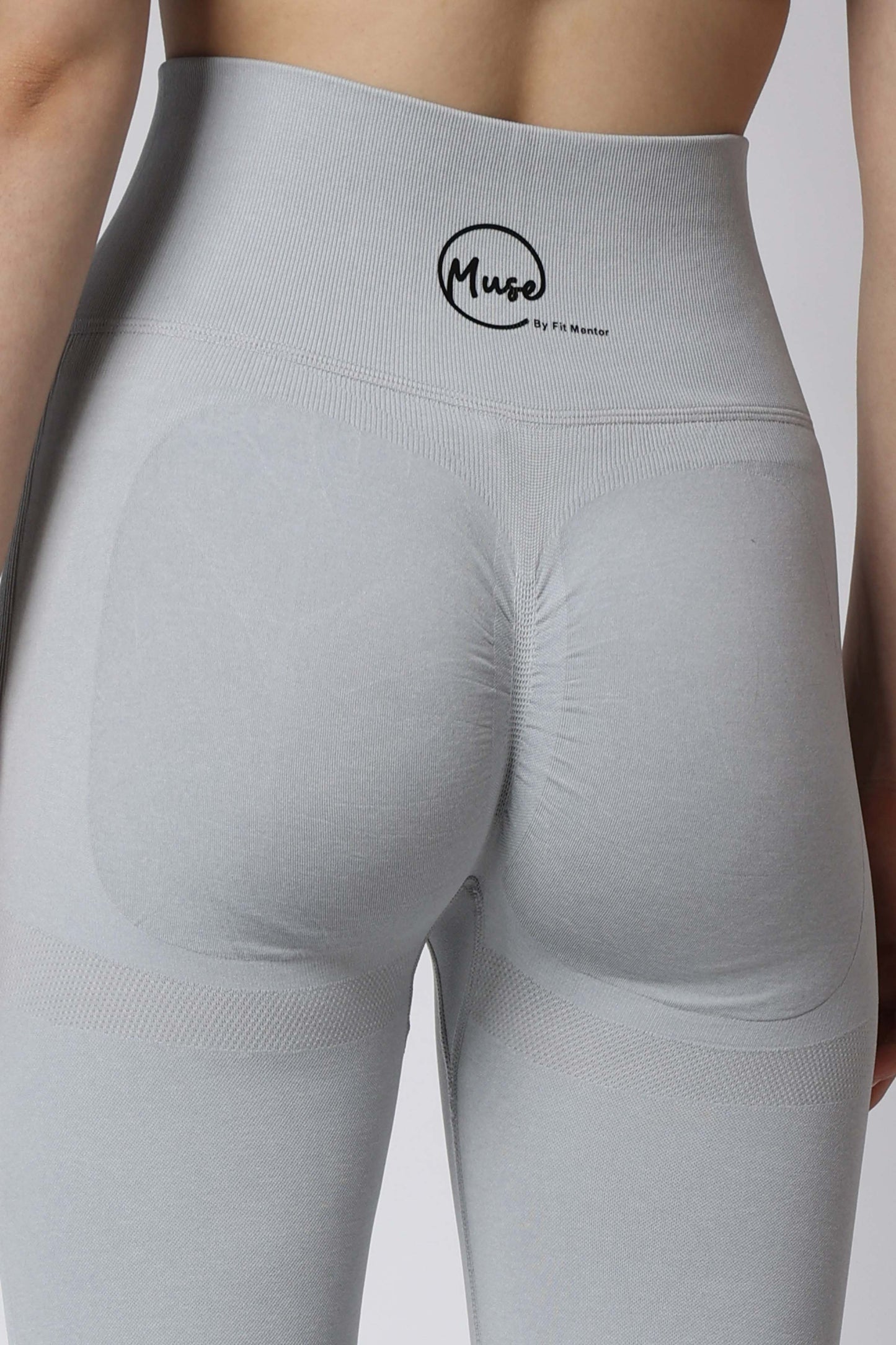 Women's Muse Seamless Leggings - Light Grey