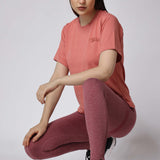 Women's Polyester Tee - Peach