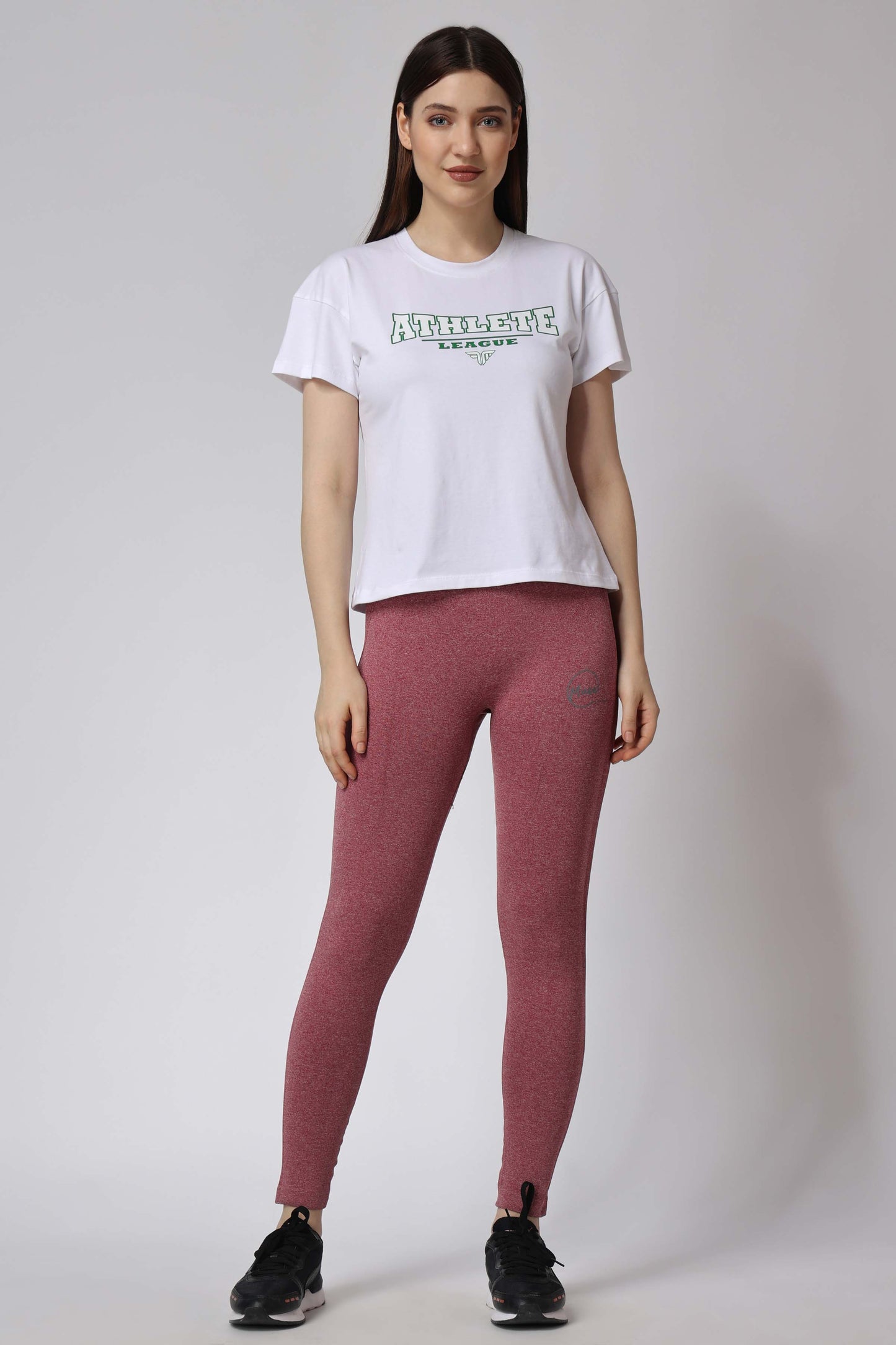 Women's Cotton Lycra Tee - White