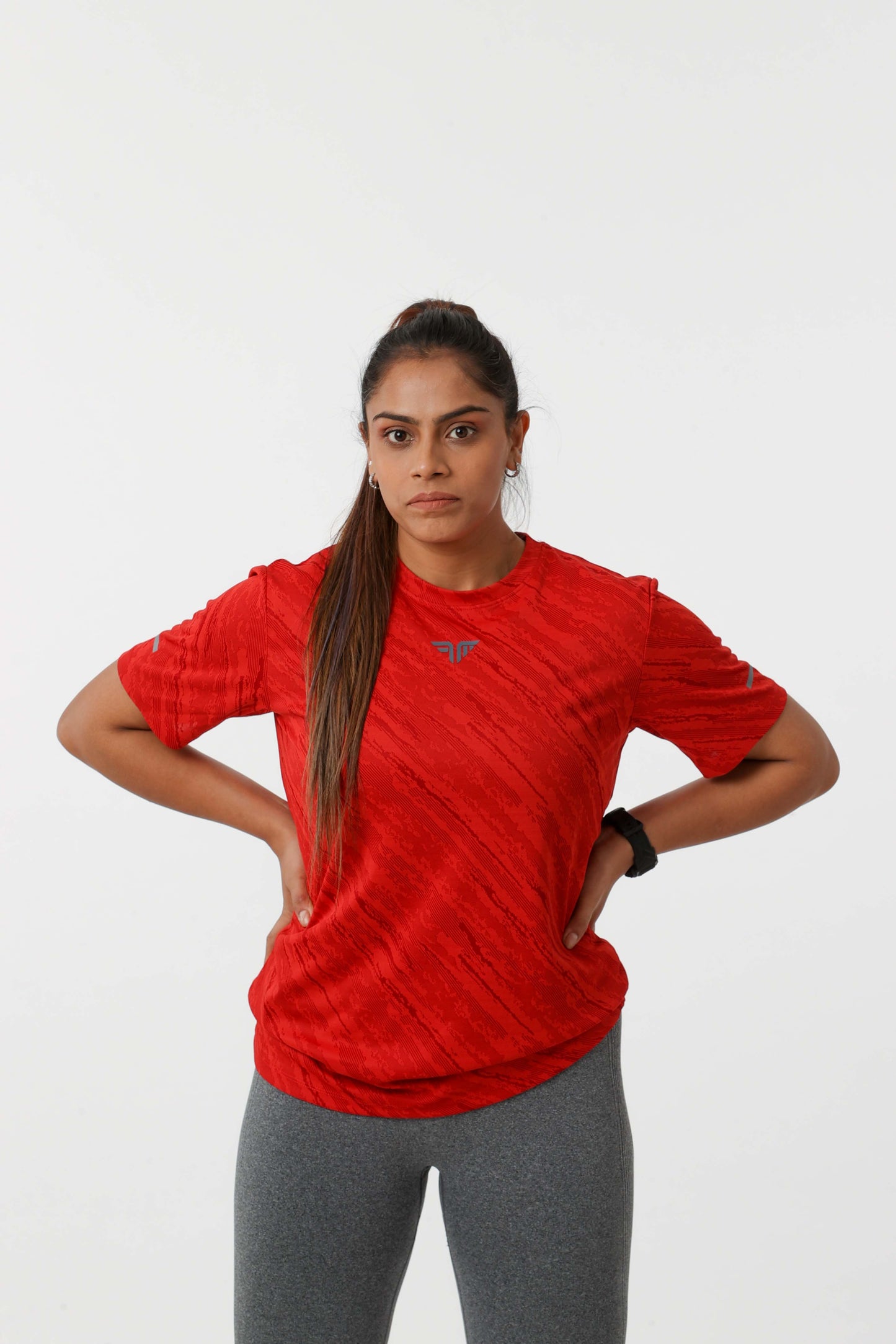 Women's Thunder Workout/Training Tee - Red