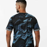 Unisex Customised Sports Jersey - Blue Waves