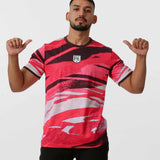 Unisex Customised Sports Jersey - Pink Tsunami