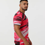 Unisex Customised Sports Jersey - Pink Tsunami