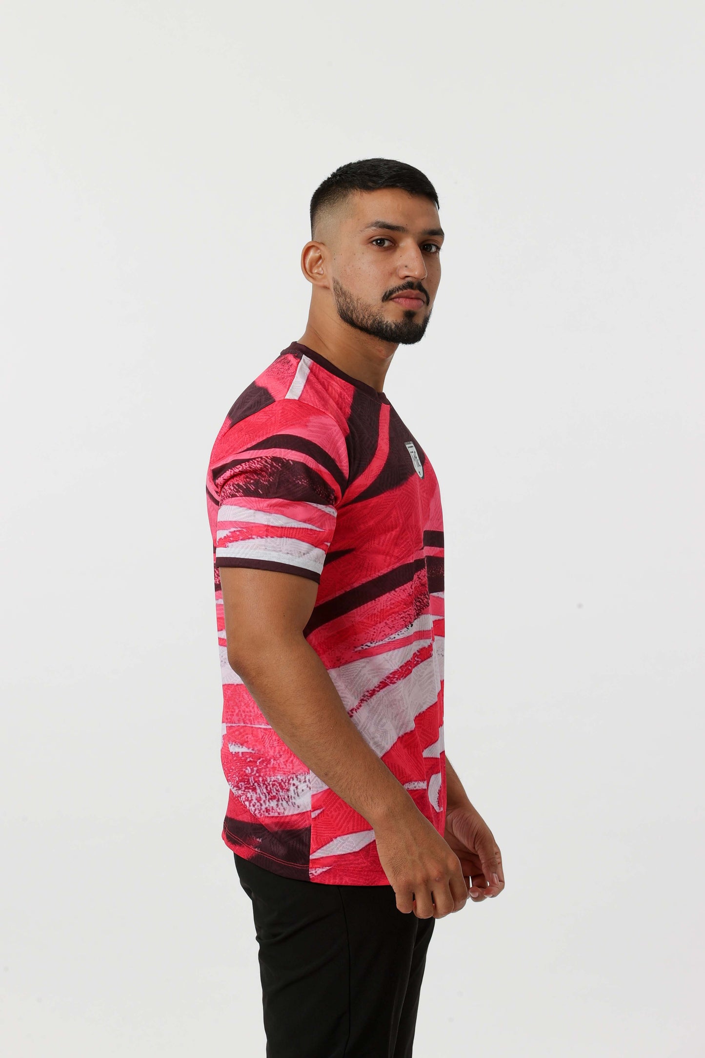 Unisex Customised Sports Jersey - Pink Tsunami